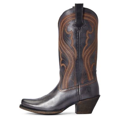 Ariat Western: Lively Botas Western Mujer - Negras / Marrones (UDZYR2958)